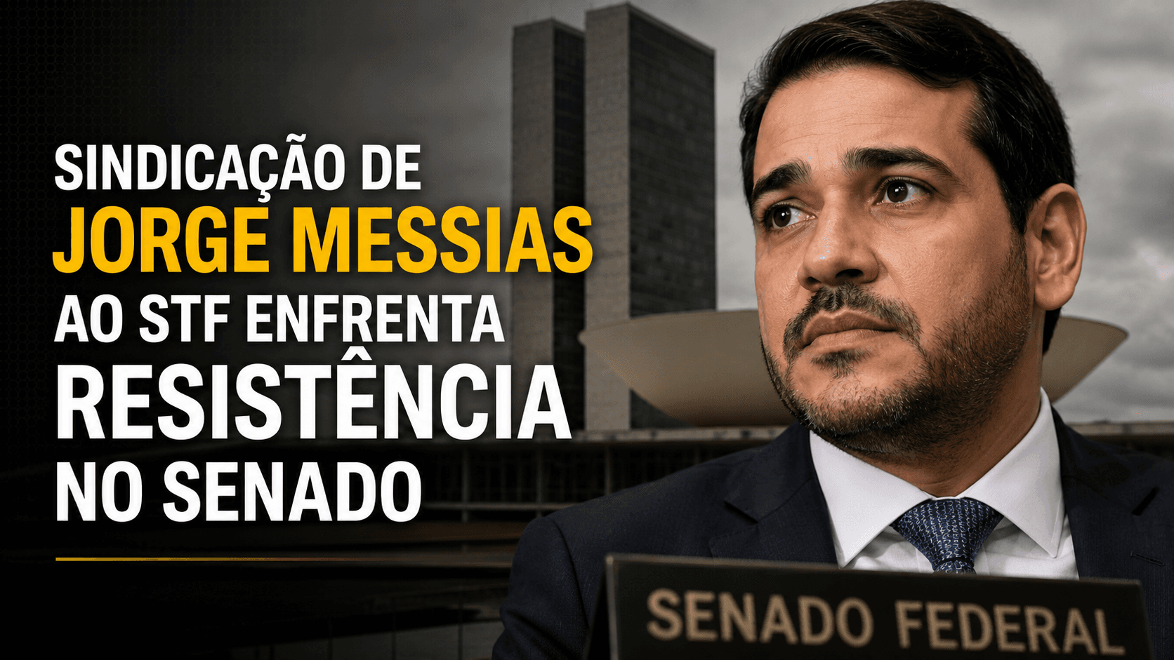 Capa editorial RT Notícias sobre a indicação de Jorge Messias ao STF