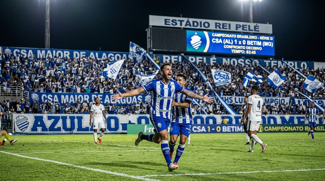 Torcida do CSA no Estádio Rei Pelé