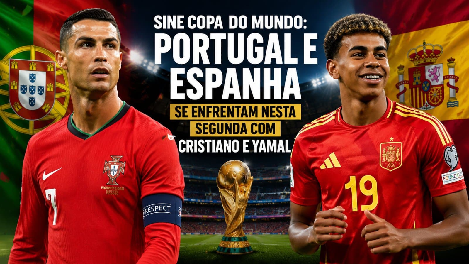 Bola de futebol em gramado durante a Copa do Mundo